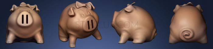 3D model piggy 2 (STL)